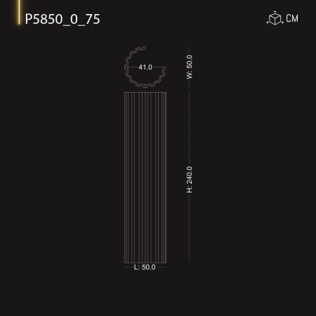 P5850_0_75 Capitel coloana decorativa doric ,corintic din  poliuretan
