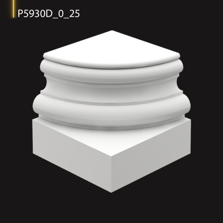 P5930D25 Coloane dorice ,corintice din poliuretan .Producția de coloane decorative