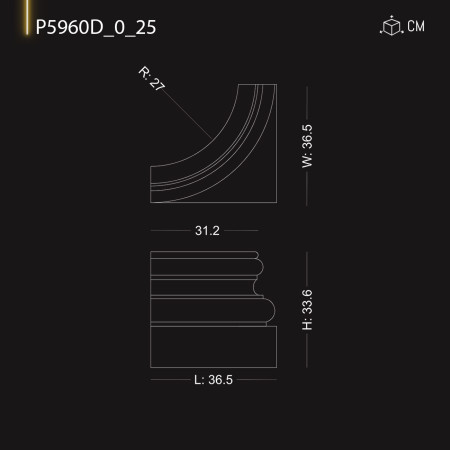 P5960D_0_25  Coloane Decorative