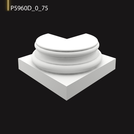 P5960D_0_75 Capitel coloana din spuma rigida poliuretanica