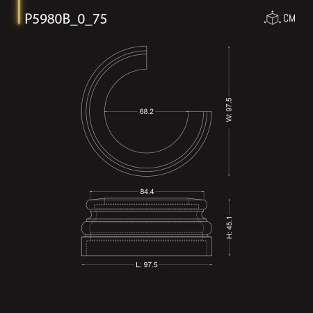 P5980B_0_75 Produsele noastre decorative  nu sunt din polistiren