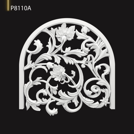 P8110A Poliuretan Panou Decupat Modele Panou Decorativ Decupat din Poliuretan 142x99 cm