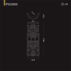 P552050 Capitel coloana decorativa Doric ,Corintic din poliuretan