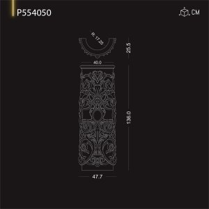 P554050 Coloane bizantine, romane, grecesti din poliuretan