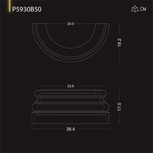 P5930B50 Coloane dorice ,corintice din poliuretan .Producția de coloane decorative