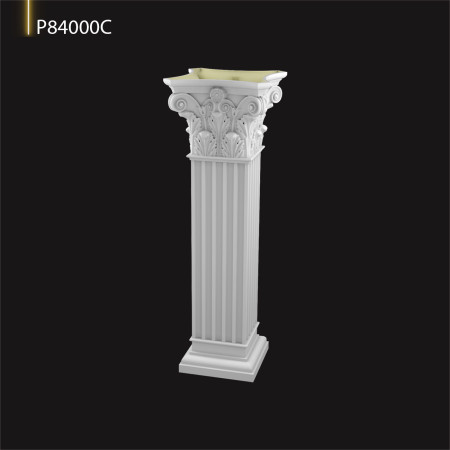 P84000C Prețuri coloană din poliuretan romană ,grecească, bizantină. Coloană corintică decorativă .