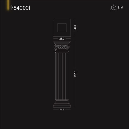 P84000I  Modele de coloane din poliuretan.Coloane decorative dorice, corintice și capitel