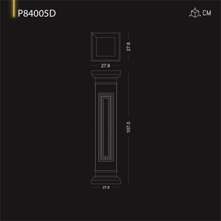 P84005D Modele capiteluri dorice, corintice din poliuretan 