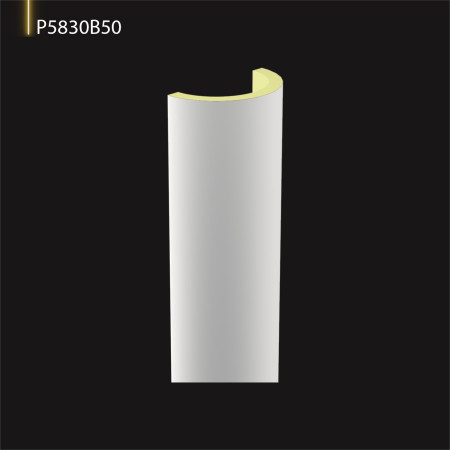 P5830B50 Poliuretan Coloană Simplă Modele P5830B50 Modele de capitel coloana otomana din poliuretan 