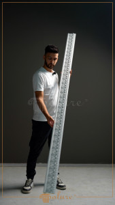 P81071 Poliuretan Cornișă Cu Model Modele Cornișă Decorativă din Poliuretan cu Model Clasic 11x9 cm