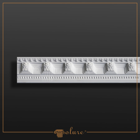 P81088 Poliuretan Cornișă Cu Model Modele Cornișă Decorativă cu Model Clasic Poliuretan 9x10 cm