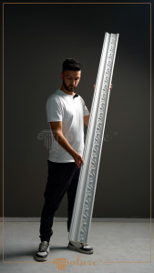 P81089 Poliuretan Cornișă Cu Model Modele Cornișă Decorativă din Poliuretan cu Model P81089 10x10 cm