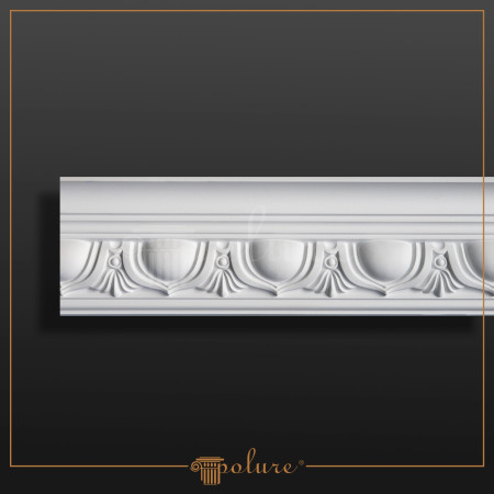 P81142 Poliuretan Cornișă Cu Model Modele Cornișă decorativă din poliuretan cu model reliefat 12x15 cm