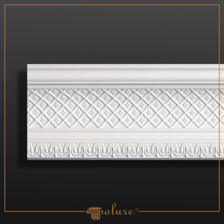 P81148 Poliuretan Cornișă Cu Model Modele Cornișă Decorativă Poliuretan cu Model Relief 17x16 cm