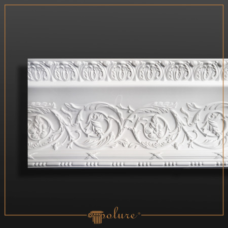 P81170 Poliuretan Cornișă Cu Model Modele Cornișă Decorativă din Poliuretan cu Model Relief 39x32 cm