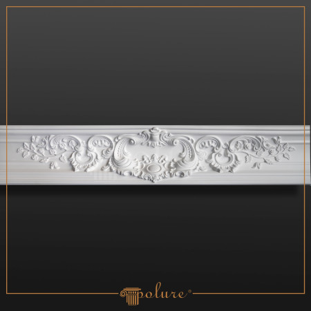 P83091A Poliuretan Cornișă Cu Model Modele Cornișă Decorativă din Poliuretan cu Relief Clasic 18x18 cm