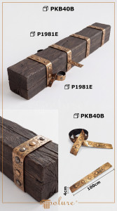 PKB40B Poliuretan Bandă Pentru Grindă Modele Bandă din Cauciuc pentru Grinzi 2x1040x40 mm Cu Nituri