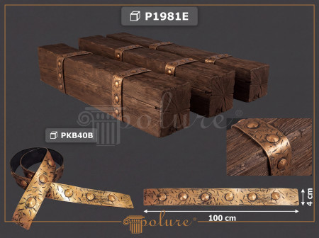 PKB40B Poliuretan Bandă Pentru Grindă Modele Bandă din Cauciuc pentru Grinzi 2x1040x40 mm Cu Nituri
