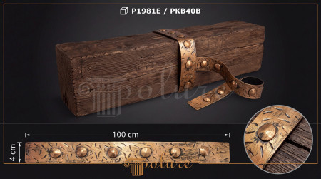 PKB40B Poliuretan Bandă Pentru Grindă Modele Bandă din Cauciuc pentru Grinzi 2x1040x40 mm Cu Nituri