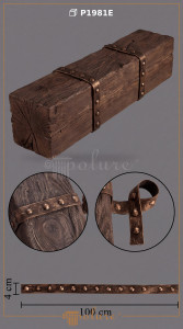 PKB40B Poliuretan Bandă Pentru Grindă Modele Bandă din Cauciuc pentru Grinzi 2x1040x40 mm Cu Nituri