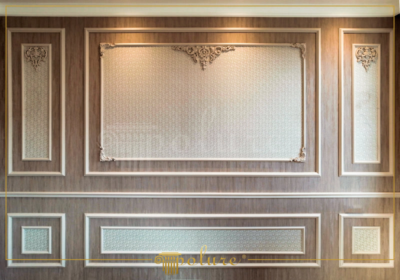 Colțare Decorative Perete  Colțare decorative din poliuretan pentru chenare și panouri de perete: detalii turnate clar, montaj simplu cu adeziv, fără tăieturi în unghi com