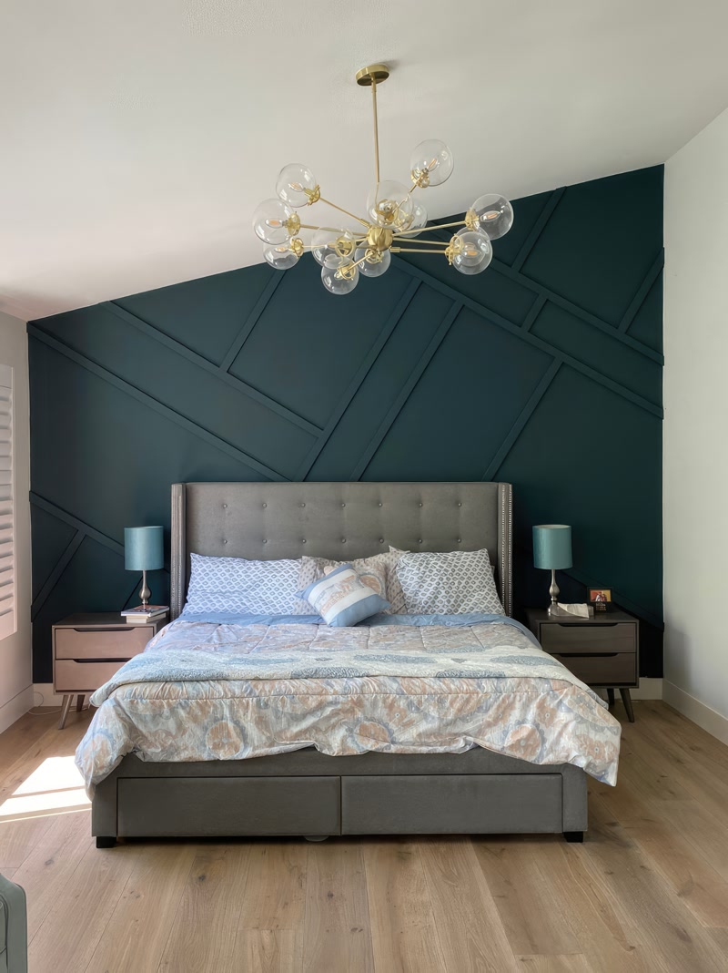 Perete accent dormitor  
