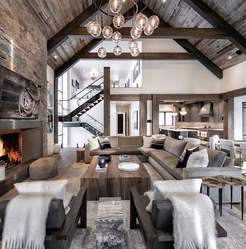 Sufragerie stil rustic  