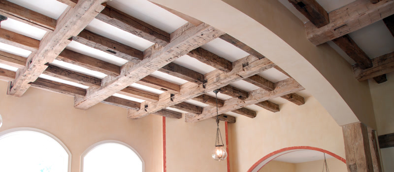 plafon casetat rustic  