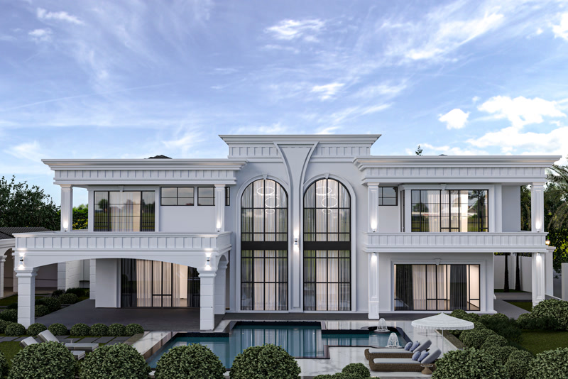 Villa Exterior Models facade materials Villa facade patterns Villa facade textures Villa facade accessories Villa facade patterns Villa facade images Villa facade designs