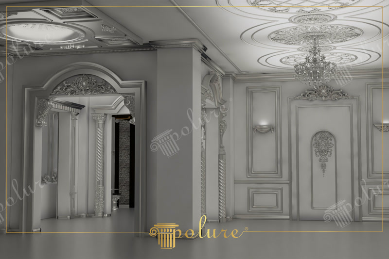 Elemente din Poliuretan pentru Decoratiuni Interioare Clasice