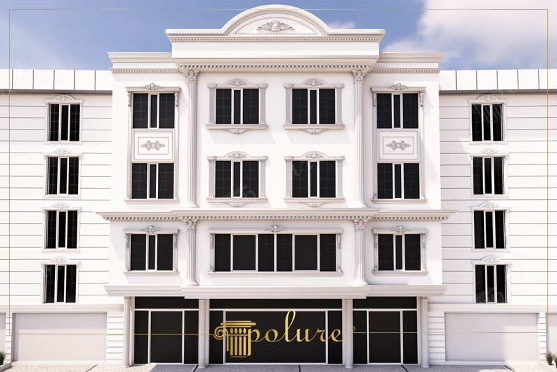 Polure classic style detached exterior projects design aesthetic details architectural harmony visual attraction roof character expert team customization home imagination creativity