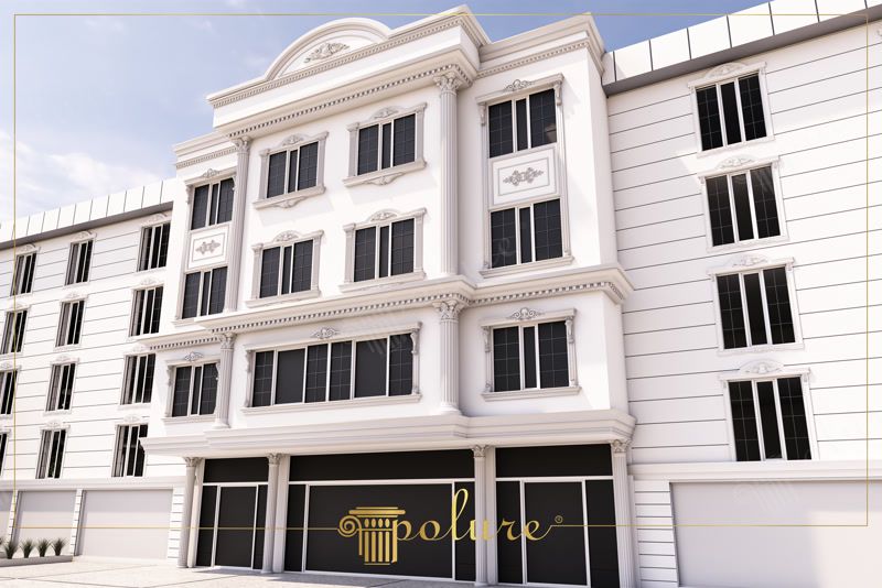 polure classic style detached exterior aesthetic elegance details architectural harmony visual appeal original design modern details character house special solutions the house of your dreams