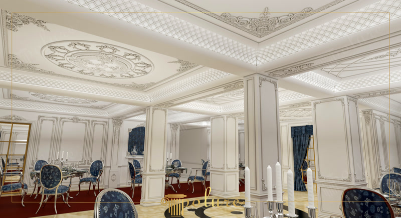 Incuson belly polyurethane gold leaf paint Designs and prices of paintable decorative polyurethane cores are the cores in which you can create the classic style of decoration on your walls.