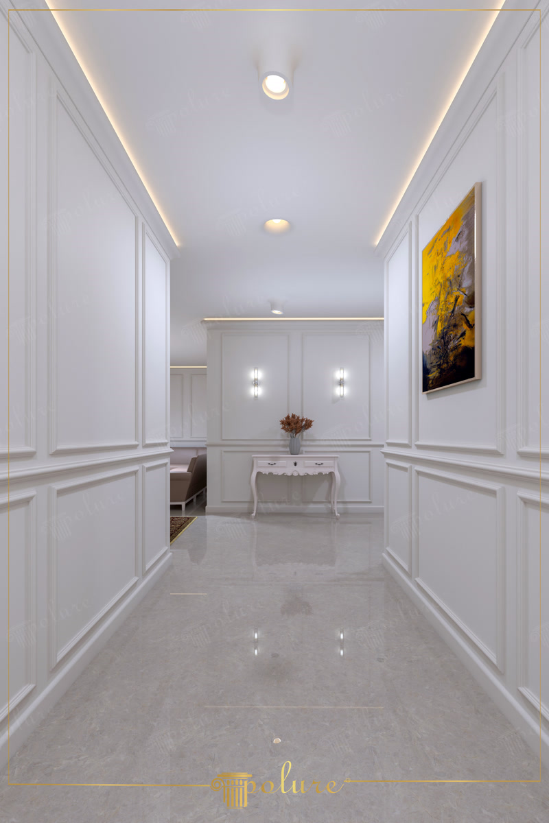 Corridor walls, as an important element of interior design, determine the aesthetic and functional characteristics of spaces. Wall colors, decorative details and lighting transform corridors into more than just a transition area. A correctly designed corr