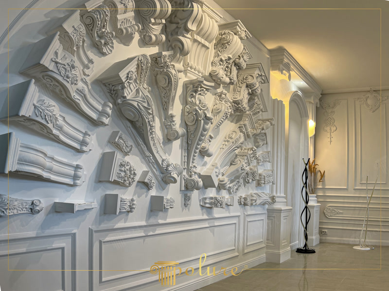 Polyurethane Decoration Buttress Models Aesthetic Durable Indoor Outdoor Lightweight Robust Architectural details Variety of designs Patterns Elegant Appearance Interior decoration Exterior decorations Architectural projects Aesthetic touch Attractive app