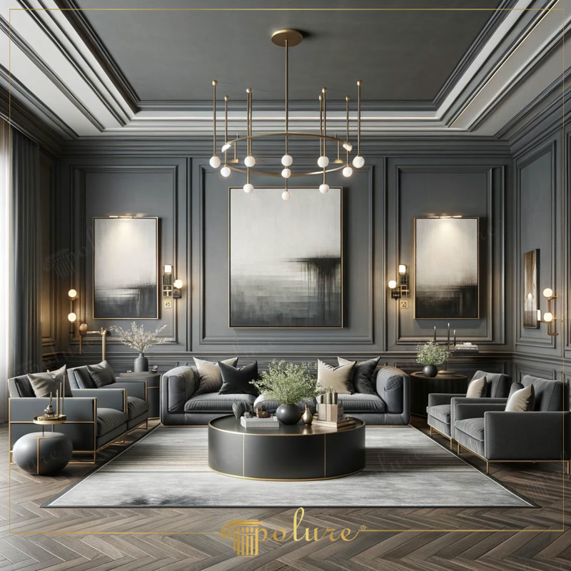 design interior antracit  