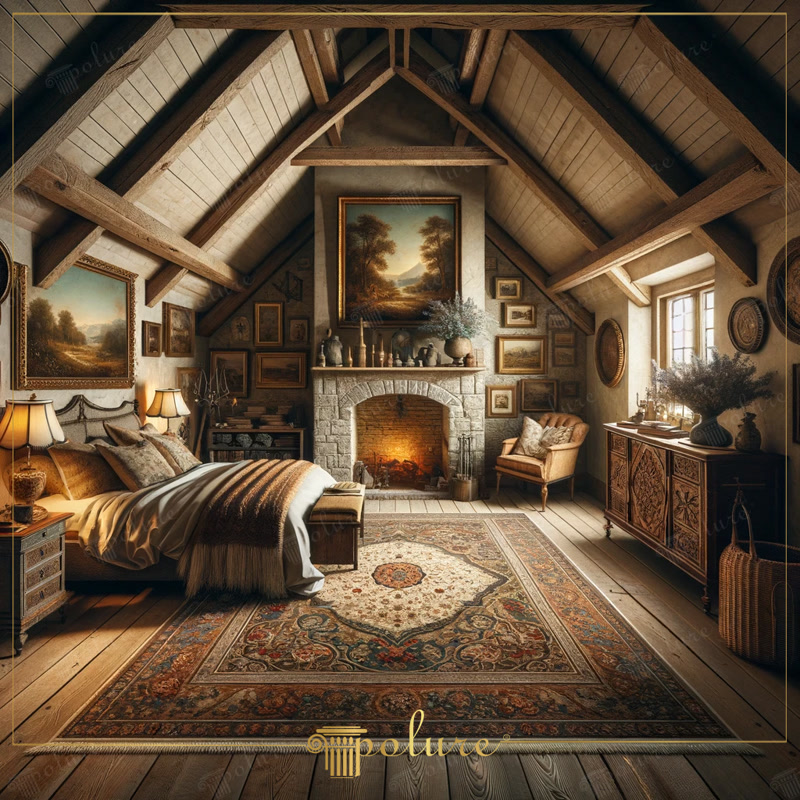 Decoratiuni Casa Decorul rustic joaca un rol esential in intalnirea texturilor naturale si a designurilor traditionale cu spatiile moderne de locuit Acest dormitor, im