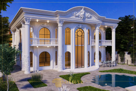 Exterior arrangements of prefabricated polyurethane villas