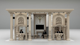 Fair design classic column exterior decoration in prefabricated polyurethane