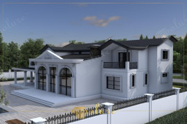 Eleganța luxului, detalii originale asupra exteriorului vilei clasice Titlul se concentrează pe detaliile originale ale designurilor exterioare care adaugă caracter reședințelor de lux.Linii arhitecturale în armonie