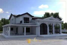 Fascinați-vă cu designurile exterioare ale vilei clasice de lux, dincolo de eleganță Subliniază potențialul designurilor exterioare ale vilelor clasice de lux de a crea un efect fascinant dincolo de eleganță.Titlul afirmă că desi