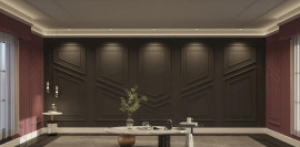 Modelele estetice de sufragerie și lamele de sufragerie adaugă eleganță interioarelor