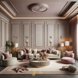 Simple Decoration with Wall and Ceiling Rails in the Design Living Room, Pushing the Boundaries of Elegance Living rooms are areas where we spend quality time with our family and friends, where we get away from the stress of daily life and find peace. The li