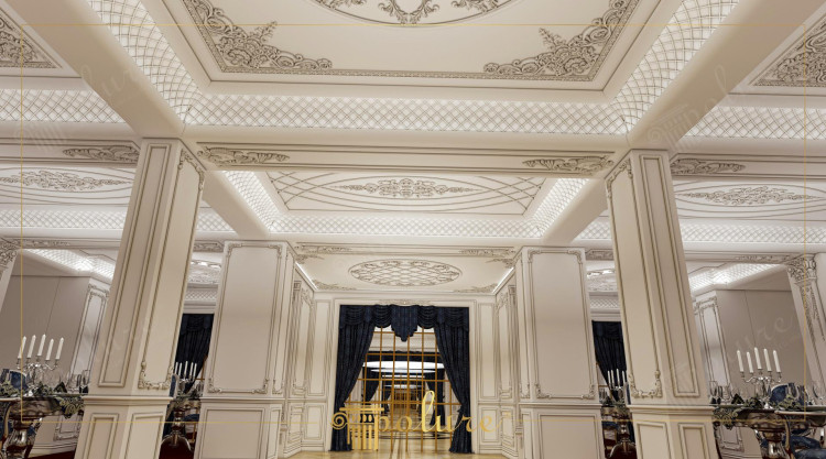 Estetica atemporală a fațadei interioare clasice, o moștenire din trecut până în prezent Acest proiect are un design care reflectă estetica atemporală a interiorului clasic.Acest design, care a fost moștenit din trecut până în prezent, reunește atemporalitate și eleganță, adăugând o atmosferă fascinantă interioarelor.Mobilier folosit în stil clasic, original detaliile impreuna cu modelele si culorile fac fiecare spatiu unic.Decorurile de tavan, coloanele si detaliile lucrate manual adauga profunzime si atracție vizuală spațiilor.Folosirea materialelor de calitate asigură durabilitate și excelență estetică.Acest proiect își propune să ofere o experiență de neuitat aducând frumusețea extraordinară. de la interiorul clasic la spațiile de locuit moderne.