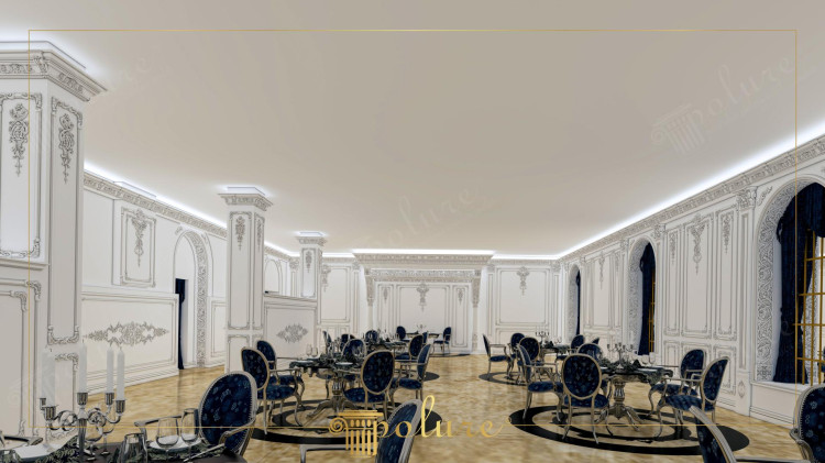 Magnificitatea atemporală Elegans Design interior clasic Acest proiect are un design care reflectă măreția unică a designului interior clasic.Creează o atmosferă fascinantă în spațiile interioare cu eleganța sa atemporală, în timp ce atrage atenția cu atenția la detalii și bogăție.Eleganța mobilierului clasic, magia modelelor originale. iar detaliile realizate manual adaugă caracter și unicitate spațiilor. Decorațiunile de tavan atrag atenția cu coloanele și manoperă sculptată. Elementele atractive transformă fiecare spațiu într-o operă de artă magică. Paleta de culori adaugă căldură și o atmosferă luxoasă spațiilor interioare cu căldura și bogata sa. Acest proiect își propune să ofere o experiență de neuitat, aducând măreția designului interior clasic în spațiile de locuit moderne.