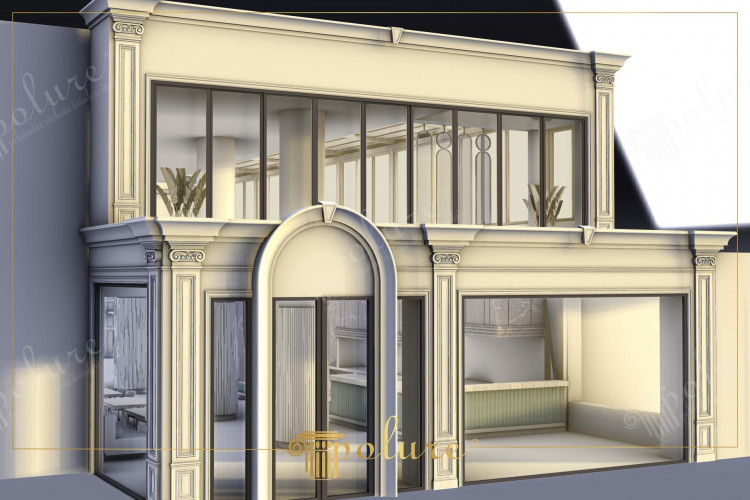 Faceți-vă magazinul de mirese să iasă în evidență cu designuri exterioare elegante și impresionante ale magazinului de mirese Faceți magazinul dvs. de mirese unic cu designul fațadei magazinului de mirese. Impresionați-vă clienții cu decorul elegant și emblematic al magazinului de mirese. Afișați-vă rochiile de mireasă cu soluții originale și estetice. Designerii noștri experți oferă modele magnifice care reflectă atmosfera magazinului dvs. magazin de mirese nu doar un magazin, ci un punct de experiență. Vizitați site-ul nostru pentru informații detaliate.