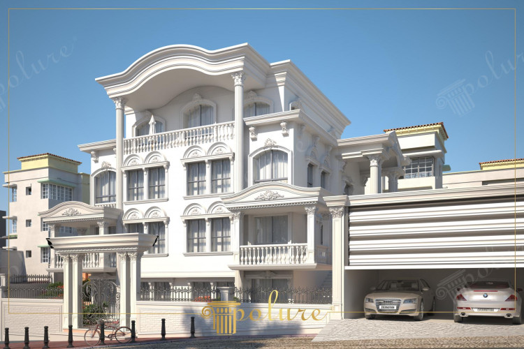 Stiluri exterioare clasice Baroc Renaștere Neoclasic etc. Stilurile exterioare clasice reprezintă estetica și eleganța care reflectă perioade impresionante de timp și trecutul în designul arhitectural. Mișcări importante de stil, cum ar fi baroc, renaștere și neoclasic, se remarcă în designurile exterioare clasice. În timp ce stilul baroc atrage atenția prin decorațiuni detaliate, reliefuri și linii curbe, proporția, echilibrul și simetria sunt în prim-plan în stilul renascentist.Neoclasic Stilul reprezintă o estetică simplă și nobilă purtând în același timp urmele Greciei Antice și Romei.Aceste stiluri exterioare clasice uimesc prin referințele lor istorice și detaliile originale.