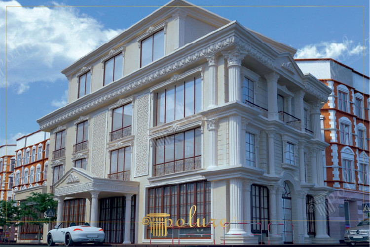 Proiecte exterioare decomandate in stil clasic cu Polure, case unde estetica si eleganta se intalnesc Compania Polure reunește estetica și eleganța prin împărtășirea proiectelor sale exterioare decomandate în stil clasic pe site-ul său.În aceste proiecte ies în evidență detaliile arhitecturale originale, materialele de calitate și casele construite cu manopera meticuloasă.Echipa de experți Polure răspunde așteptărilor clienților săi oferind solutii speciale in fiecare proiect Fatade exterioare decomandate in stil clasic pe site-ul nostru Va puteti imagina in atmosfera magica a locuintei dumneavoastra explorand proiectele acesteia.