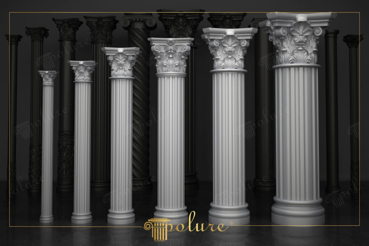 Modele de coloane din poliuretan Capete de coloane Modelele de coloane din poliuretan și anteturile de coloane sunt elemente decorative utilizate în interior și exterior, cu o notă estetică și o structură durabilă. Materialul din poliuretan ușor oferă o alternativă elegantă la modelele tradiționale de coloane din poliuretan, în diferite stiluri și detalii, oferă diverse opțiuni estetice în proiectele de arhitectură. titlurile coloanelor adaugă eleganță și caracter modelelor Aceste produse pot fi folosite în ornamente arhitecturale și decorațiuni interioare, permițându-le să adauge bogăție vizuală și eleganță spațiilor.