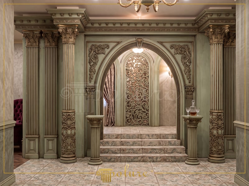 decoratiuni hol clasic  